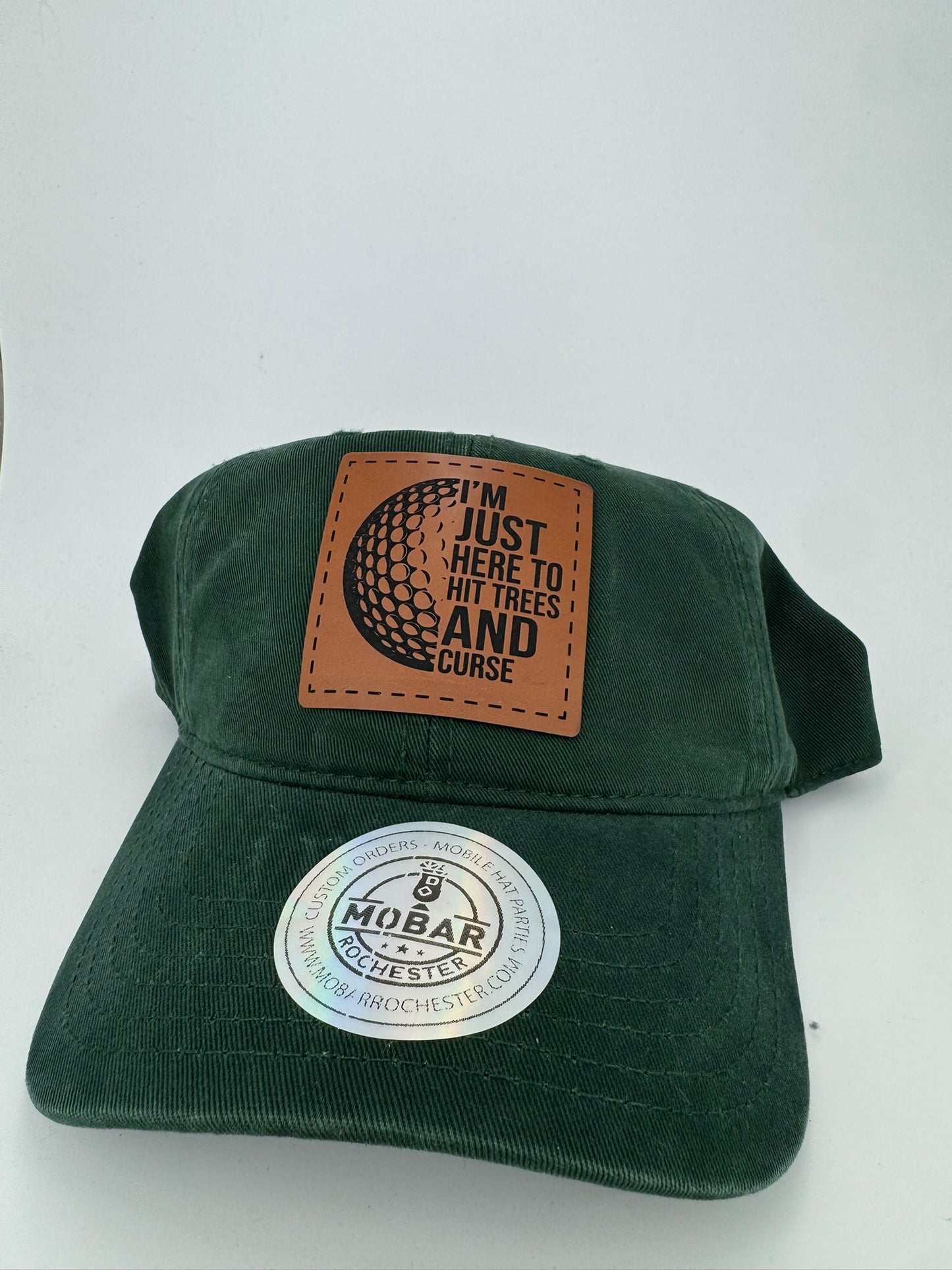 Hit Trees & Curse - Golf Buckle Hat