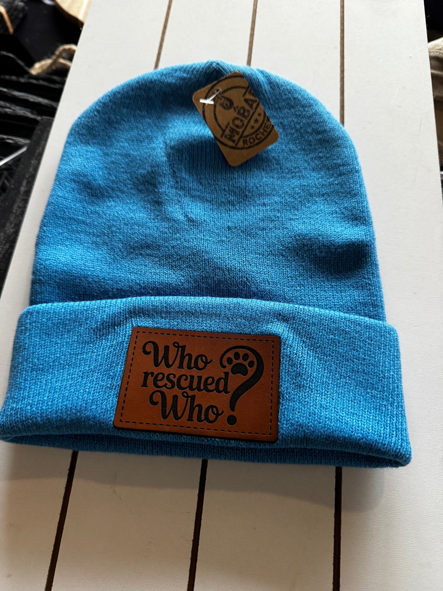 Winter Beanie - Who Rescued Who