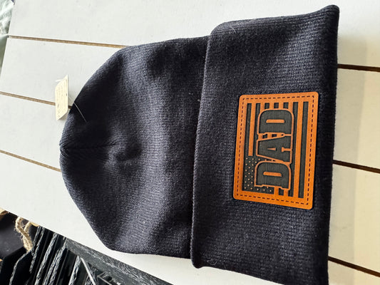 Winter Beanie - American Flag Dad