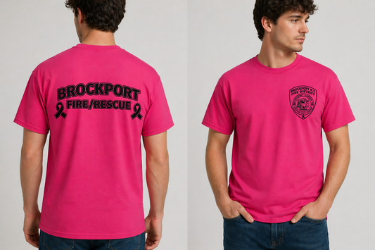 Brockport FD Breast Cancer Awareness Shirt