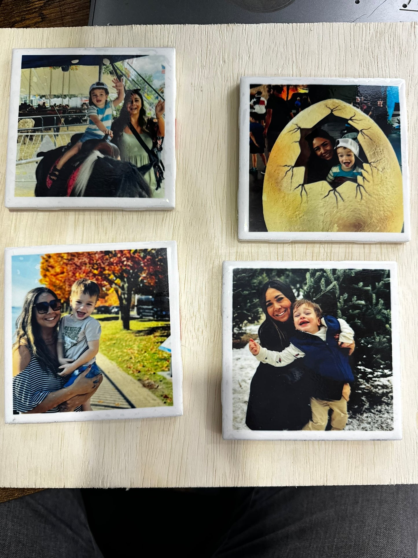 Personalized Ceramic Coasters - Print Your Pictures On Coasters! Set of 4