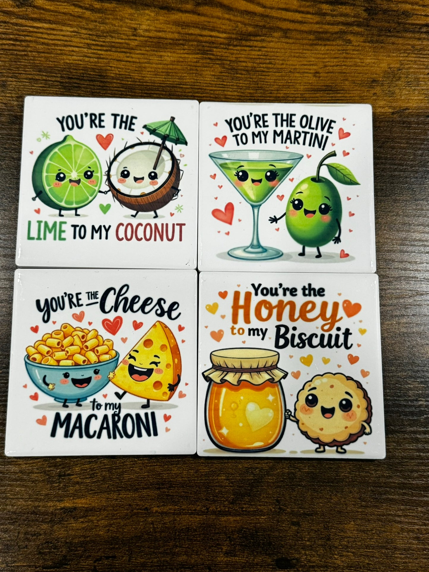 Personalized Ceramic Coasters - Print Your Pictures On Coasters! Set of 4