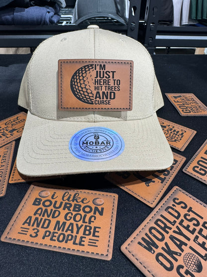 Just Here To Golf & Curse Golf Hat