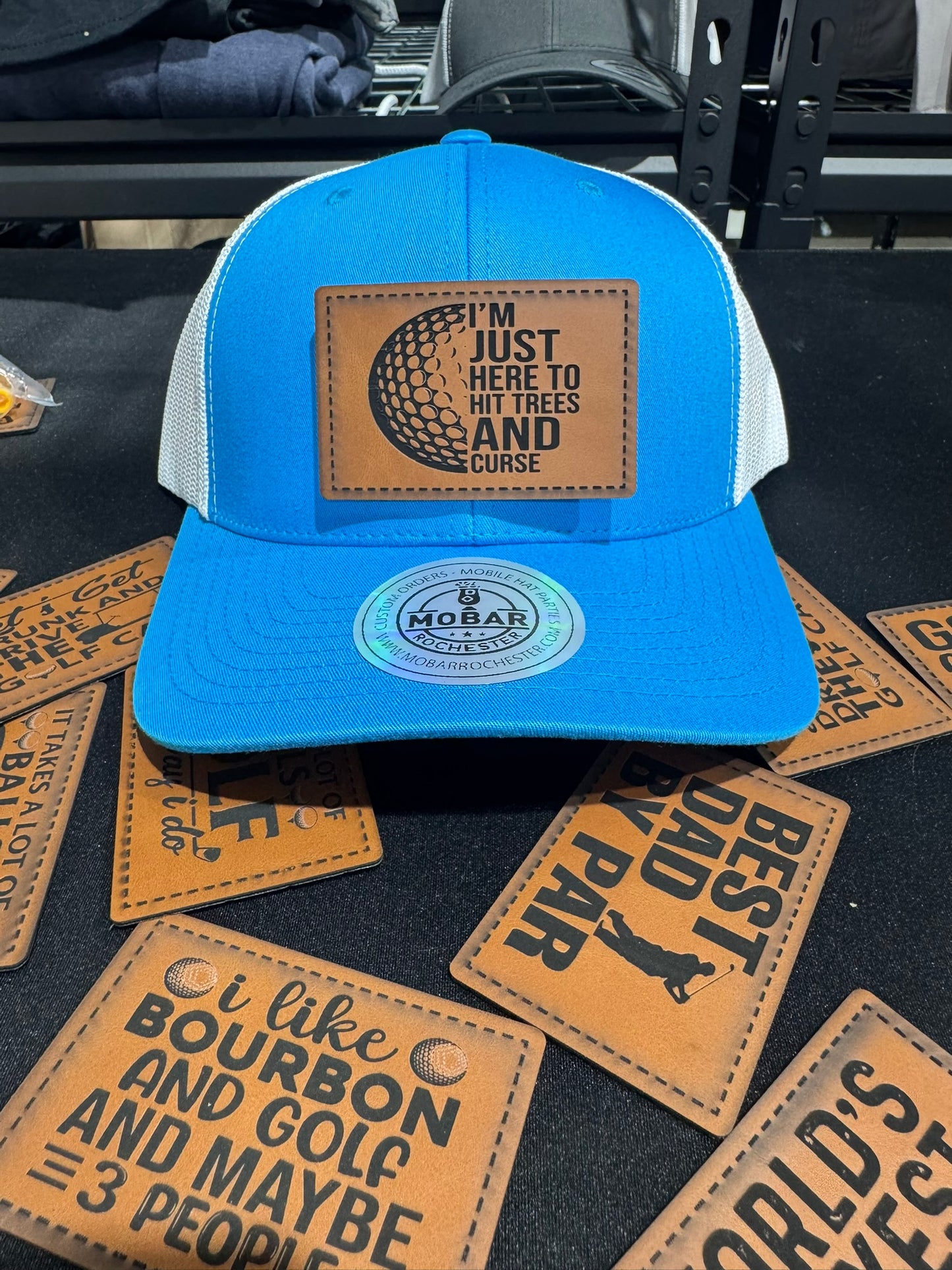 Just Here To Golf & Curse Golf Hat