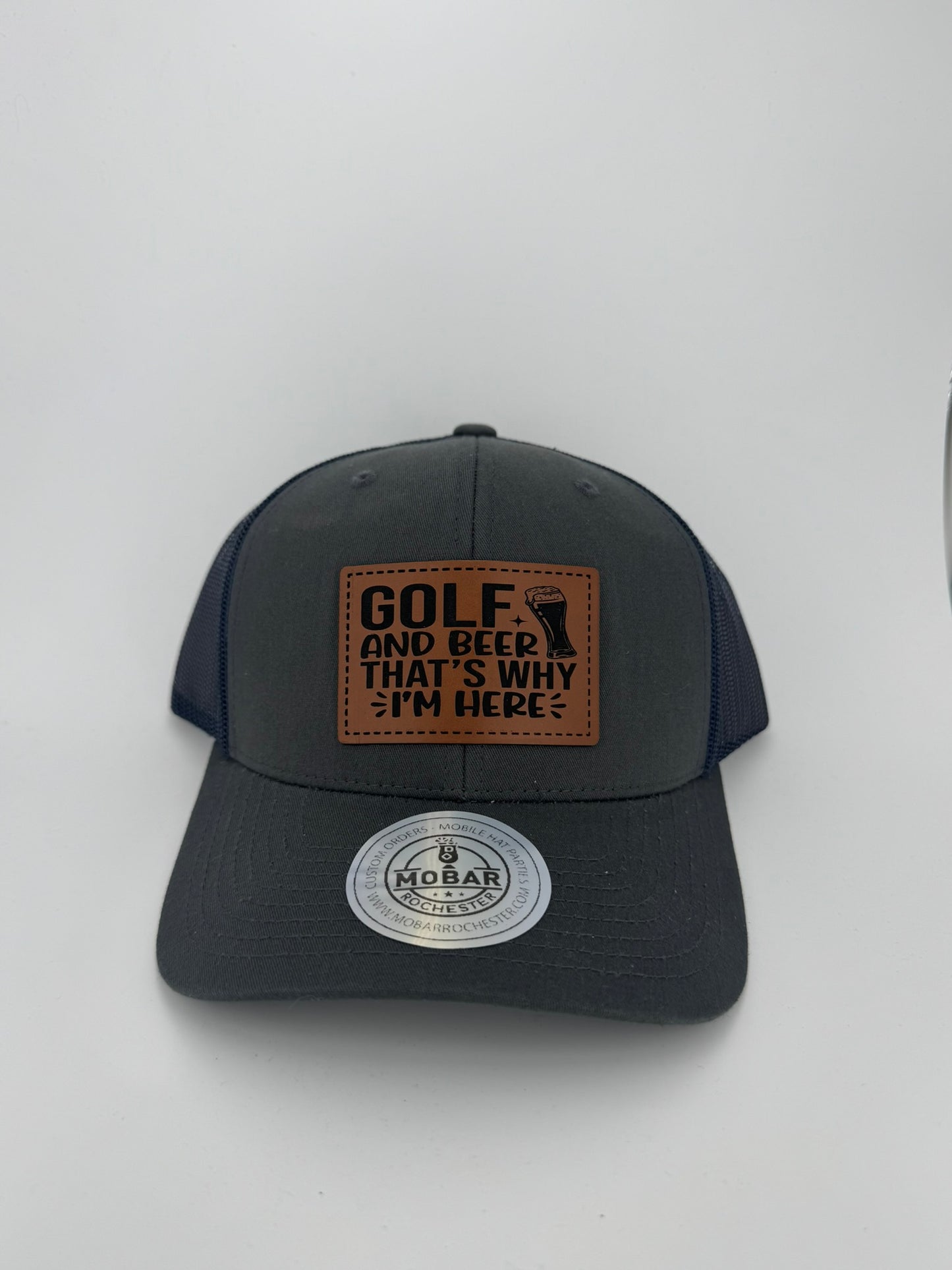 Here For Golf & Beer - Golf Trucker Hat