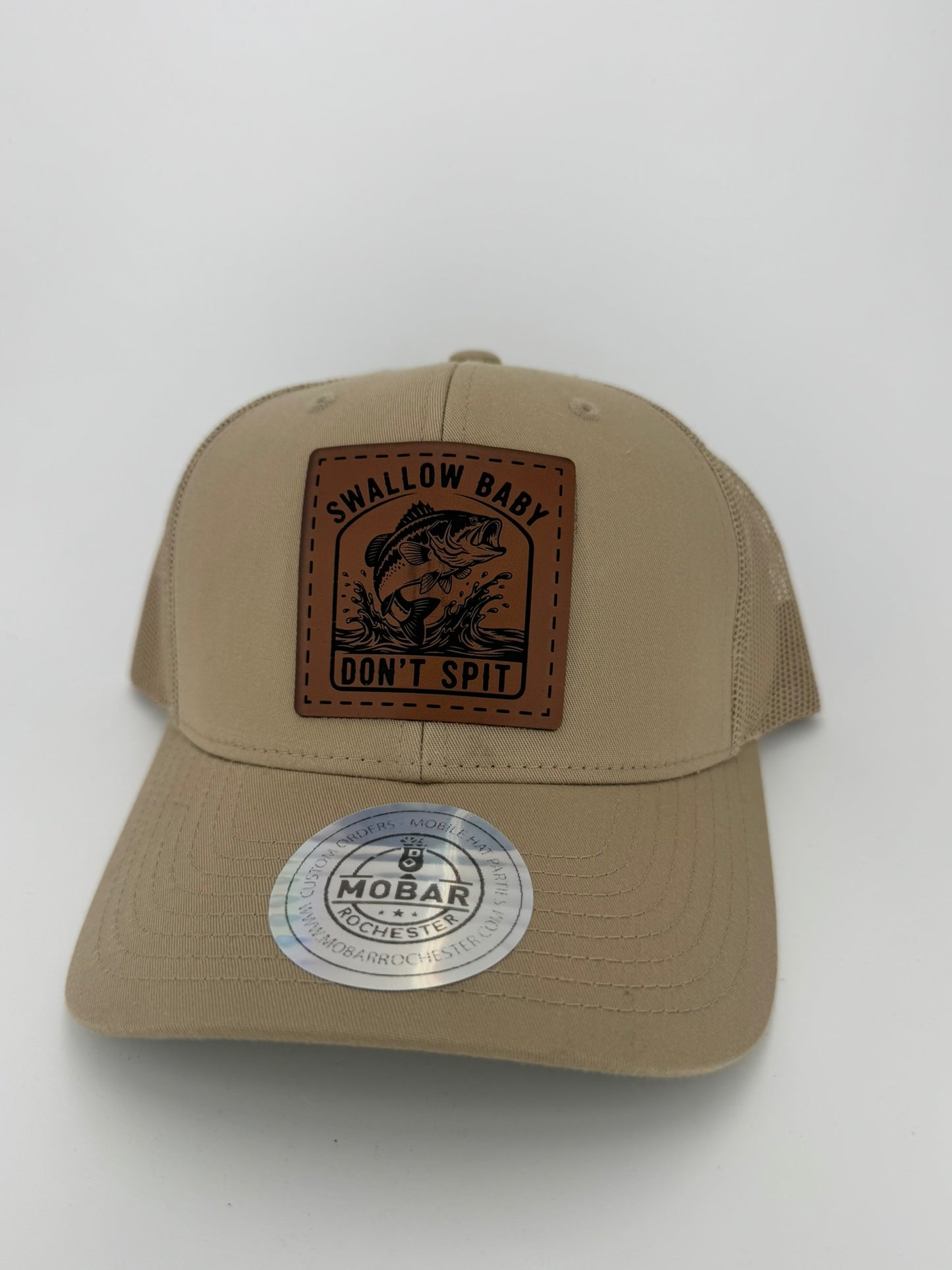 Swallow Dont Spit - Fishing Trucker Hat