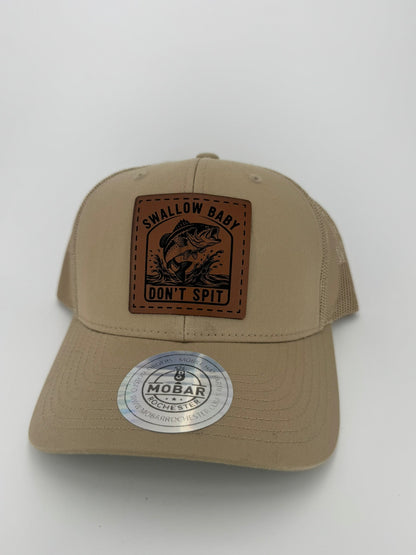 Swallow Dont Spit - Fishing Trucker Hat