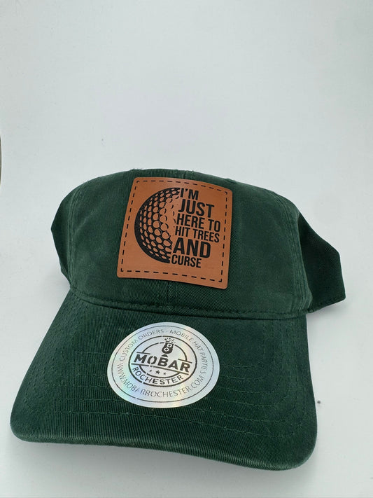 Hit Trees & Curse - Golf Buckle Hat
