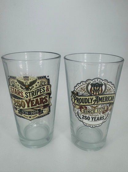 'Merica 250th Freedom Pack - 4 Pint Glasses