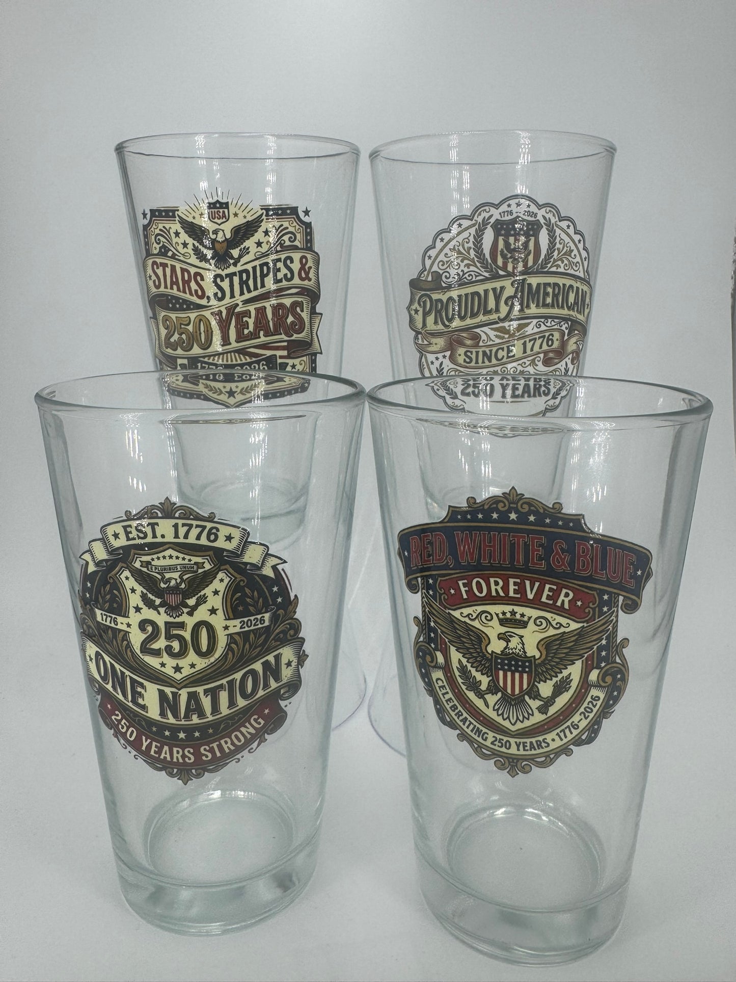 'Merica 250th Freedom Pack - 4 Pint Glasses