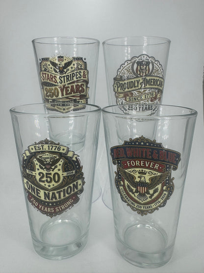 'Merica 250th Freedom Pack - 4 Pint Glasses