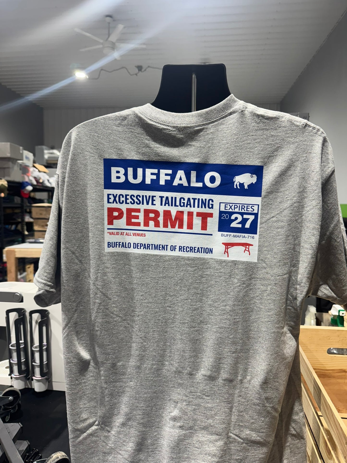 Bill's Mafia Excessive Tailgaiting T-Shirt